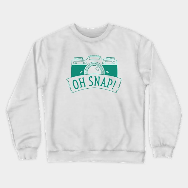 Oh Snap Crewneck Sweatshirt by LuckyFoxDesigns